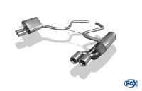 Fox sport exhaust part fits for Mercedes SL type 230 final silencer right/left - 2x80 type 13 right/left