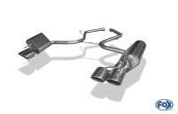 Fox sport exhaust part fits for Mercedes SL type 230 final silencer right/left - 2x115x85 type 32 right/left