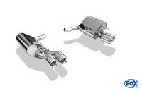 Fox sport exhaust part fits for Mercedes SL type 230 facelift final silencer right/left - 2x80 type 13 right/left