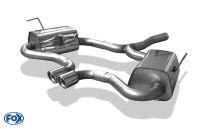 Fox sport exhaust part fits for Mini Cooper S Cabrio R52 final silencer right/left exit center - 2x76 type 10