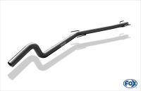 Fox sport exhaust part fits for Opel Astra H Caravan front silencer replacement pipe - pipe diameter 63,5mm