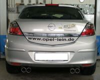 FOX Sportauspuff passend fr Opel Astra H/ Astra H GTC Endschalldmpfer Ausgang rechts/links - 135x80 Typ 53 rechts/links