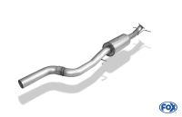 Fox sport exhaust part fits for Opel Astra K front silencer (not with OPF)