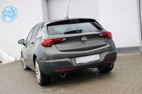 FOX Sportauspuff passend fr Opel Astra K Schrgheck Endschalldmpfer quer Ausgang rechts/links - 1x100 Typ 25 rechts/links