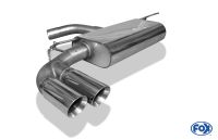 Fox sport exhaust part fits for Audi A3 - 8V Sportback final silencer - 2x80 type 25