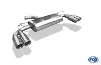 Fox sport exhaust part fits for Audi A3 - 8V Sedan with S-Line oder S3 bumper final silencer - 2x80 type 25 right/left