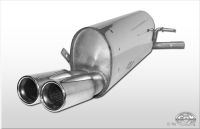 Fox sport exhaust part fits for Skoda Fabia type 6Y2/ 5J - 3/5-doors final silencer - 2x76 type 13