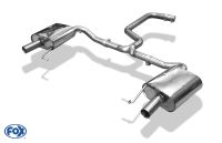 Fox sport exhaust part fits for Skoda Octavia 5E RS - TSI with and without OPF Final silencer right/left - outlet in the original tail pipes