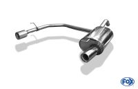 Fox sport exhaust part fits for Toyota Corolla E12 Hatchback Final silencer right/left - 1x100 type 13 right/left