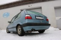 Fox Sportauspuff passend fr VW Golf II Typ 19E Endschalldmpfer - 1x63 Typ 10