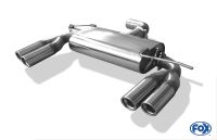 Fox sport exhaust part fits for Audi A3 type 8P final silencer 70mm exit right/left - 2x76 type 17 right/left