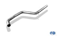 Fox sport exhaust part fits for Audi A3 8V - individual wheel suspension front silencer replacement tube