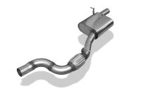 Fox sport exhaust part fits for Cupra Formentor KM7 - 4x4 Front silencer