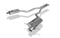 Fox sport exhaust part fits for VW Phaeton - 3D Final silencer right/left - outlet in the original tail pipes with X-pipe