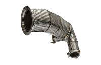 ECE Downpipe  143/2x60mm front pipe fits for AUDI A4 B8