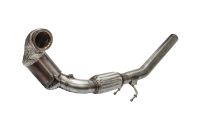 ECE Downpipe  70mm front pipe fits for AUDI A1 8 X