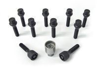 H&R Taper-head screw 60 M14x1,25 x 28 black
