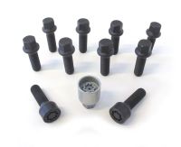 H&R Round-head screws R14 M14x1,5 x 65 black