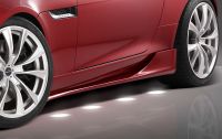 piecha wing style side skirt covers fits for Jaguar F-Type