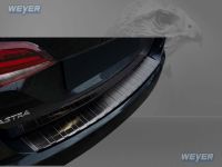Weyer stainless steel rear bumper protection fits for OPEL Astra VK