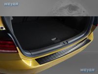 Weyer stainless steel rear bumper protection fits for VW Golf VII5D