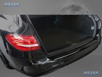 Weyer stainless steel rear bumper protection fits for MERCEDES C KlasseW 205