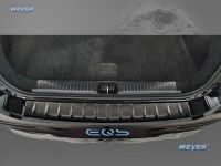 Weyer stainless steel rear bumper protection fits for MERCEDES EQSX296