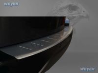Weyer stainless steel rear bumper protection fits for SUBARU Forester IIISG