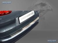 Weyer stainless steel rear bumper protection fits for CITROEN C4 Picasso