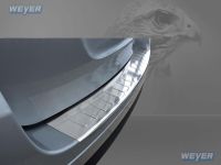 Weyer stainless steel rear bumper protection fits for DACIA Logan MCV