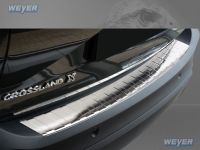 Weyer stainless steel rear bumper protection fits for OPEL Crossland X
