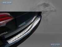 Weyer stainless steel rear bumper protection fits for OPEL Astra IVJ