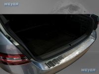 Weyer stainless steel rear bumper protection fits for SKODA Superb III