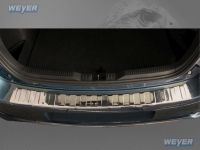 Weyer stainless steel rear bumper protection fits for TOYOTA Auris