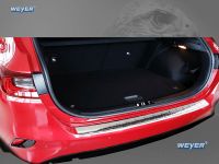 Weyer stainless steel rear bumper protection fits for KIA Ceed III5D