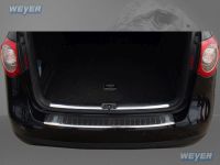 Weyer stainless steel rear bumper protection fits for VW Passat B6