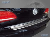 Weyer stainless steel rear bumper protection fits for VW Passat B7