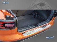 Weyer stainless steel rear bumper protection fits for VW T-Cross