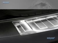 Weyer stainless steel rear bumper protection fits for VW Caddy + Caddy Maxi2K