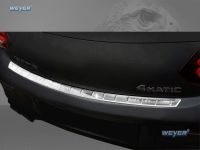 Weyer stainless steel rear bumper protection fits for MERCEDES C-KlasseC205 AMG, C43, C63