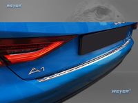 Weyer stainless steel rear bumper protection fits for AUDI A1 IIGB