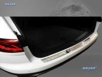 Weyer stainless steel rear bumper protection fits for VW Touareg III