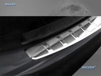 Weyer stainless steel rear bumper protection fits for MERCEDES C-KlasseW205