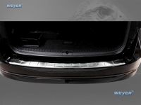 Weyer stainless steel rear bumper protection fits for SKODA Octavia IV
