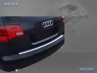 Weyer stainless steel rear bumper protection fits for AUDI A6C6