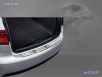 Weyer stainless steel rear bumper protection fits for AUDI A4B8
