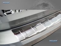 Weyer stainless steel rear bumper protection fits for SKODA Fabia IV