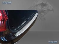 Weyer stainless steel rear bumper protection fits for VOLVO V90, V90 Cross Country
