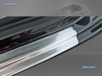 Weyer stainless steel rear bumper protection fits for MERCEDES EQCN296