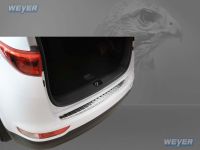 Weyer stainless steel rear bumper protection fits for KIA Sportage IVQL